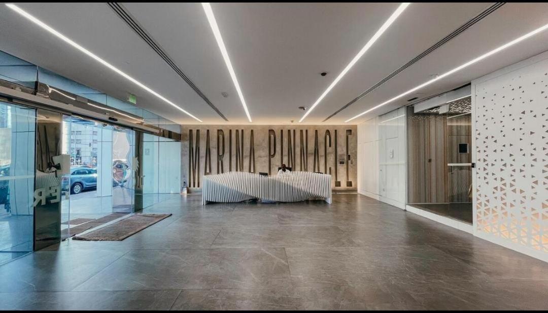 High Floor With City Skyline & Burj Khalifa View 3 Bedroom Unit Marina Dubaj Kültér fotó